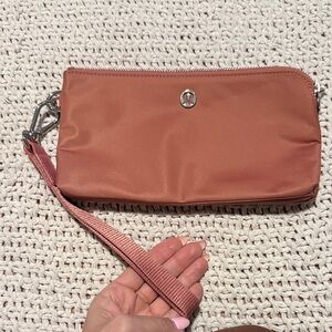 Lululemon pink wristlet
